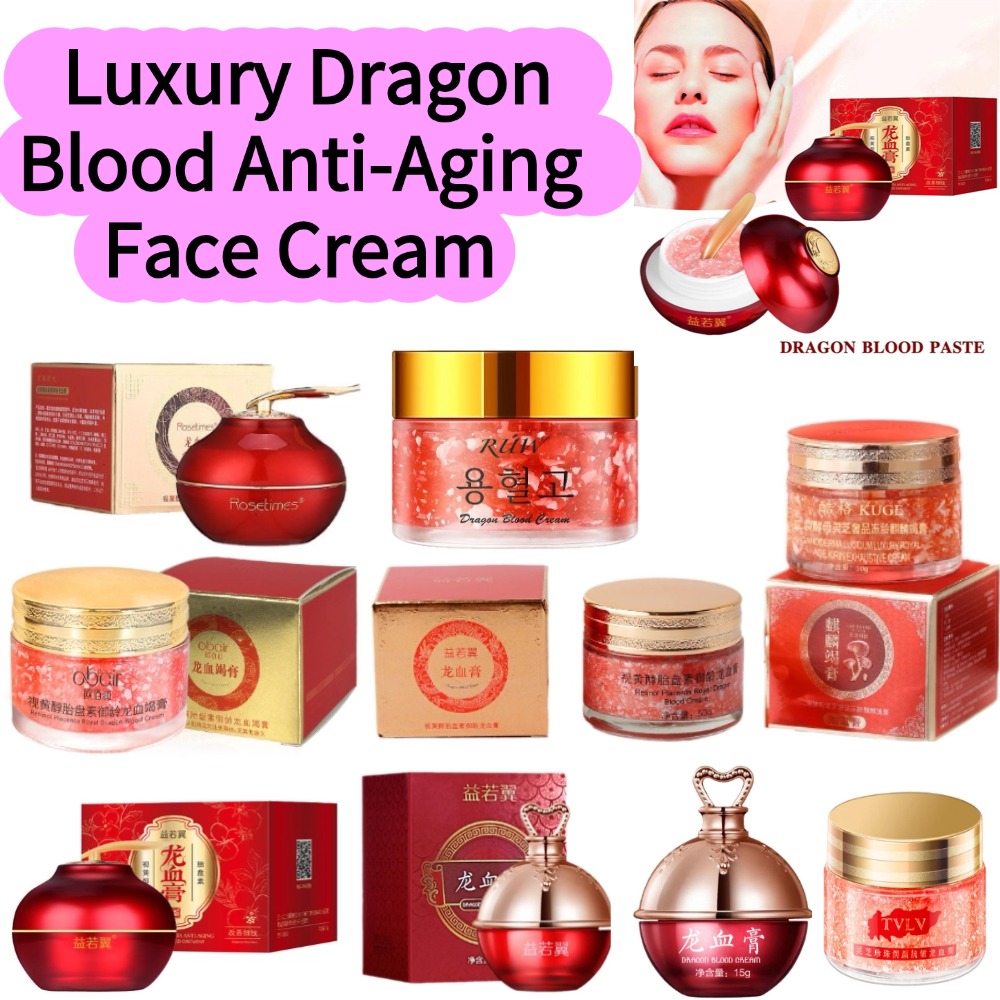 Luxury Skincare & Spa Photos - Luxe Drakenbloed Anti-Aging Gezichtscrème met Retinol