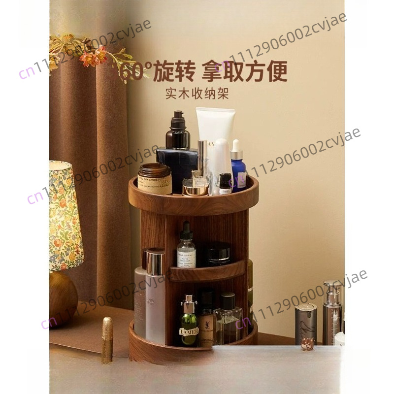 Luxury Skincare & Spa Photos - Draaibare opbergbox van massief hout voor