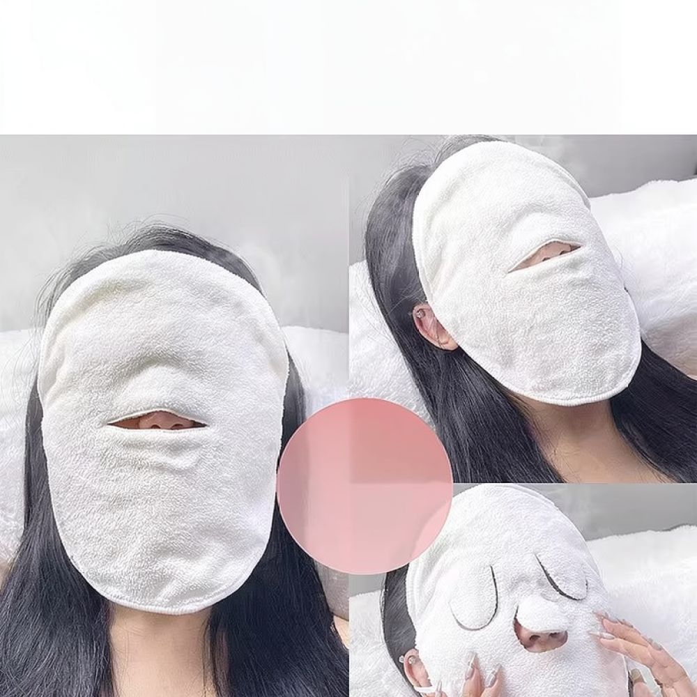 Luxury Skincare Tools - Gezichtsstoombad handdoek voor huidverzorging, warme kompresmasker,