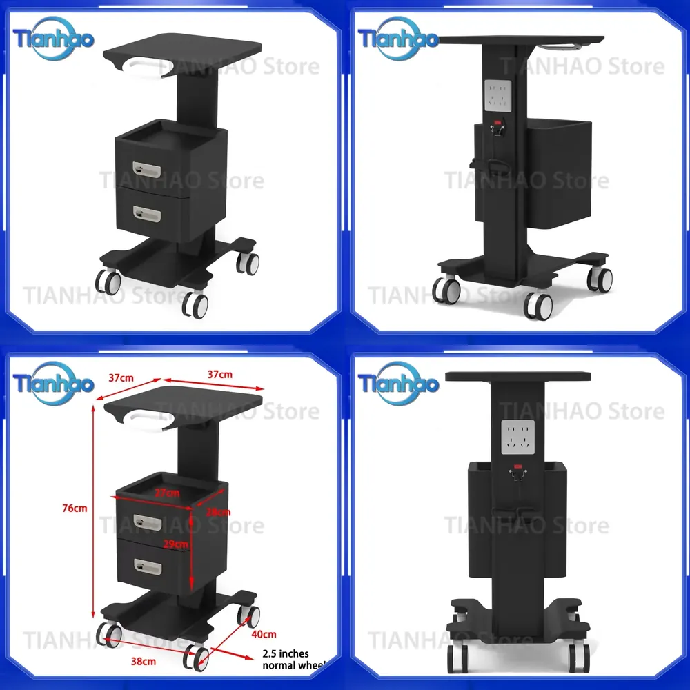 Luxury Skincare Tools - Metal trolley voor luxe beautysalon, gezichtsverzorging,