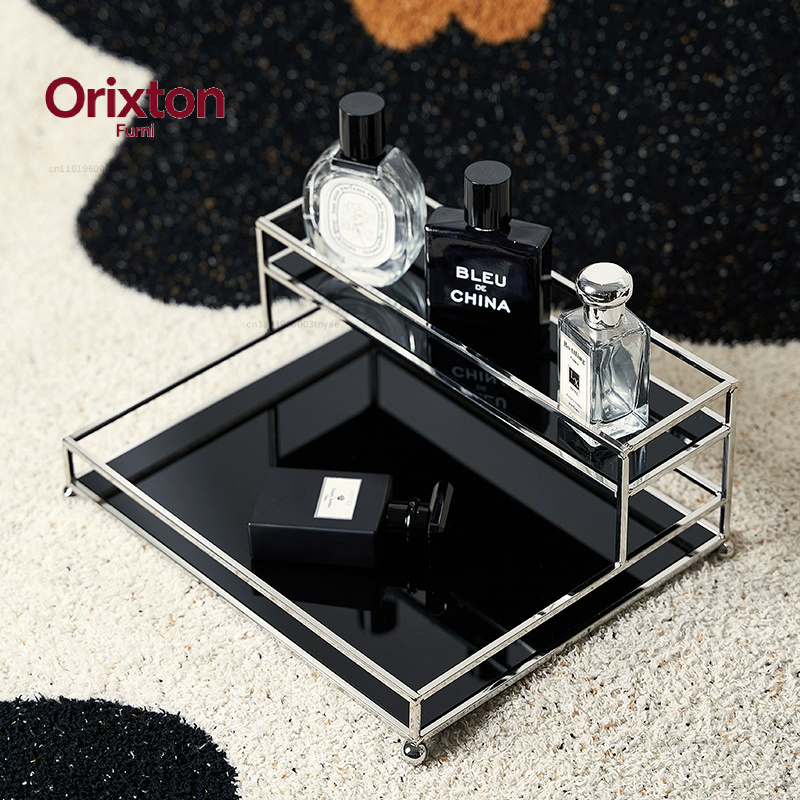 Luxe zwarte metalen bureau-org - Luxury Skincare Tools recensie en prijs