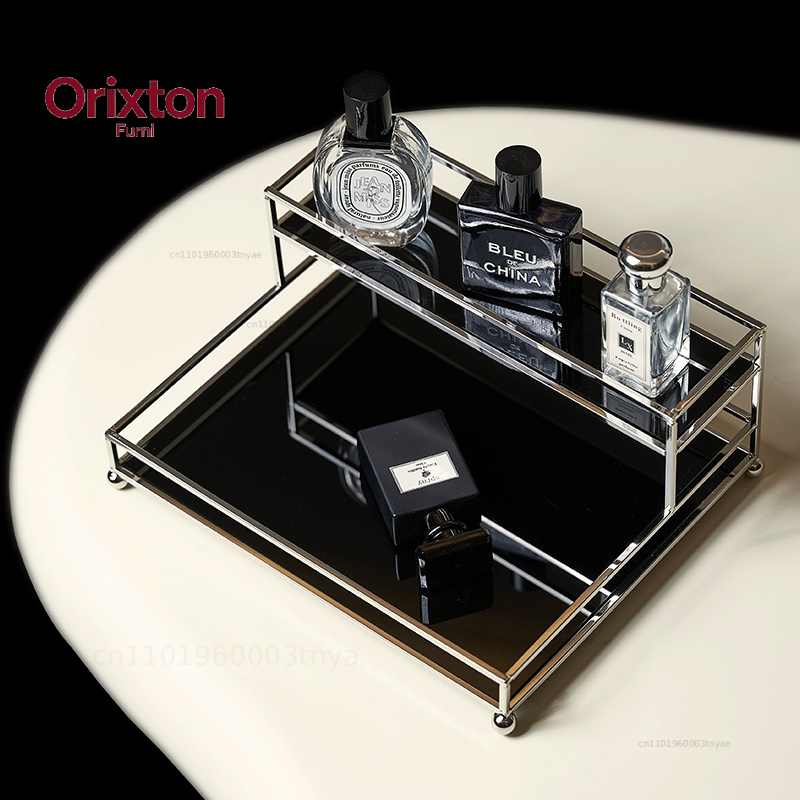 Luxe zwarte metalen bureau-org - Luxury Skincare Tools recensie en prijs