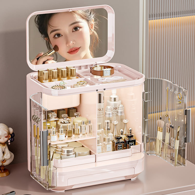 Cosmetica-opbergdoos met spieg - Luxury Skincare Tools recensie en prijs