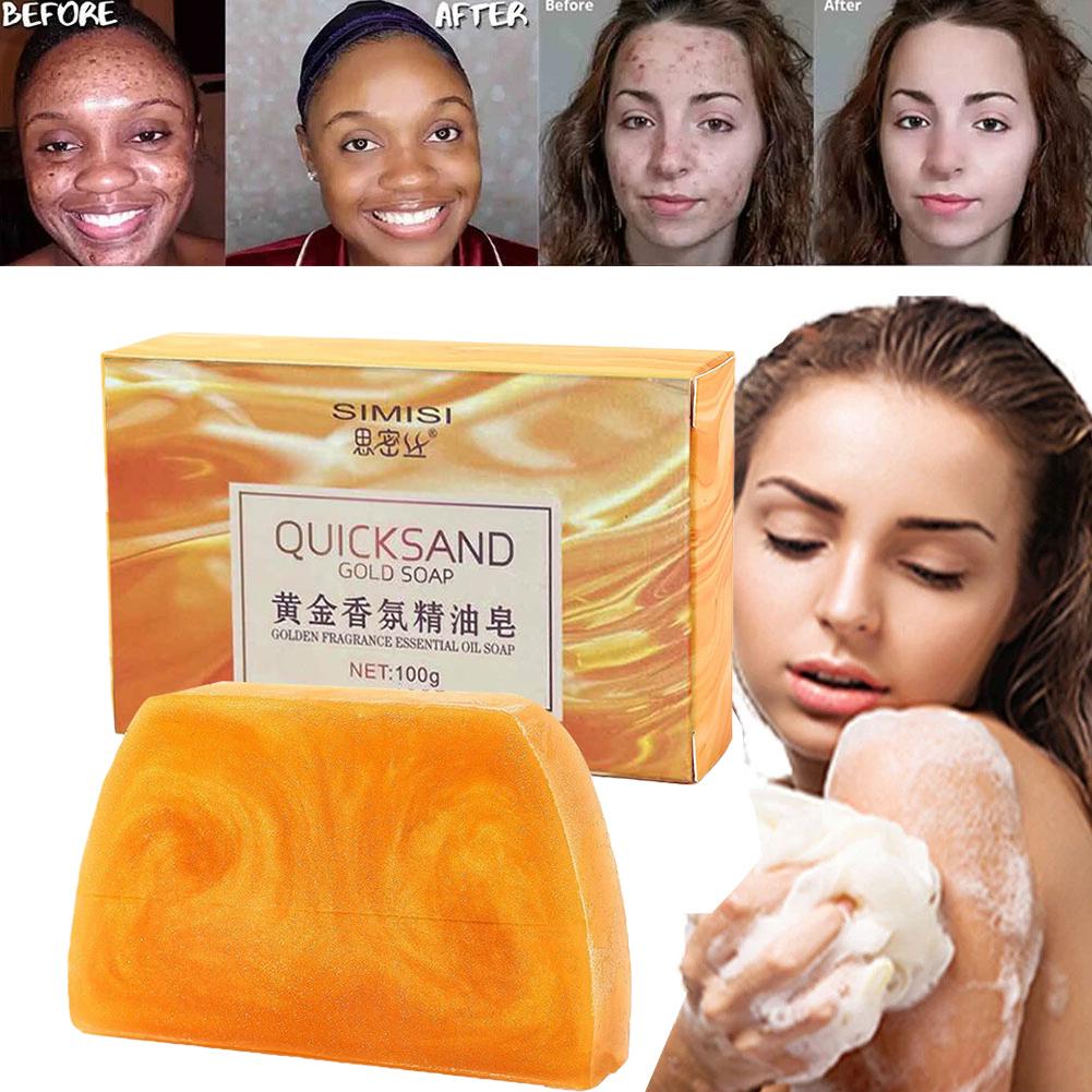 Handgemaakte gouden zeep, trap - Luxury Skincare & Spa Photos recensie en prijs