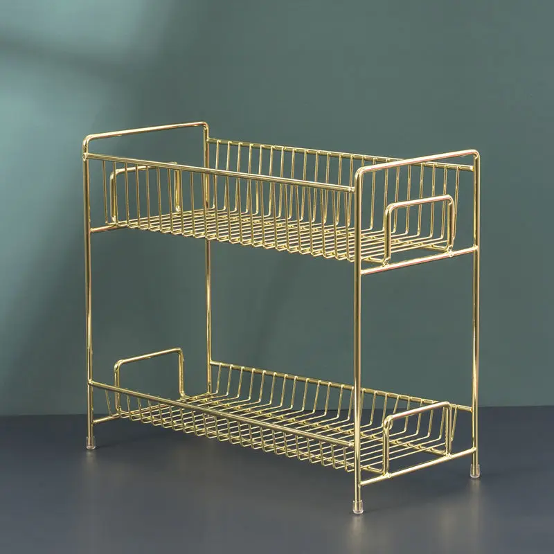 Luxe metalen gouden cosmetica- - Luxury Skincare Organizer recensie en prijs